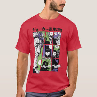 DC Comics Batmanhe Joker Kanji Comic Panels friend Tシャツ