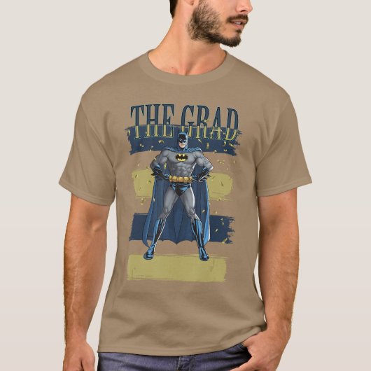 DC Comics Graduation Batmanhe Grad Power Stance vi Tシャツ (正面)