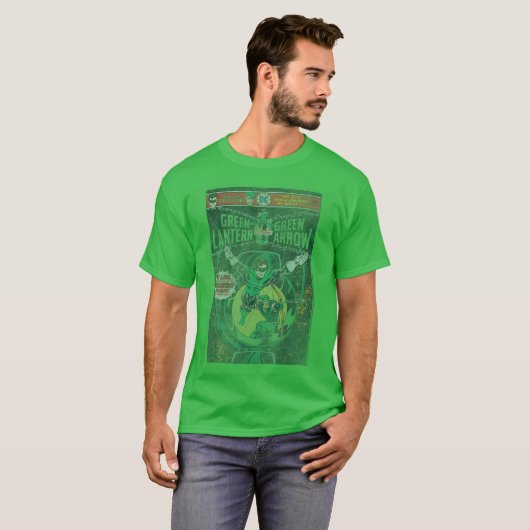 DC Comics Green Lantern And Green Arrow Comic Cove Tシャツ (正面フル)