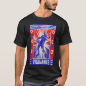 DC Comics Peacemaker Vigilante Chainsaw Posteranko Tシャツ (正面)