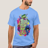 DC Comicseenitans Go Patterned Portrait friend Tシャツ (正面)