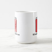 DC Is Addicted to Me Soda Can Design | Funny Pop コーヒーマグカップ (中央)