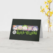 DC Super-Villains Cartoon Lineup カード (黄色い花)