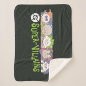 DC Super-Villains Cartoon Lineup シェルパブランケット (正面)