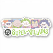 DC Super-Villains Cartoon Lineup シール (正面)