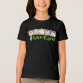 DC Super-Villains Cartoon Lineup トライブレンドＴシャツ (正面)