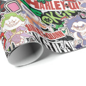 DC Super-Villains Cartoon Pattern ラッピングペーパー (ロールコーナー)