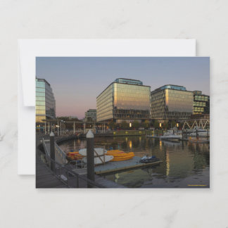 DC Waterfront at Dusk, Washington, DC ポストカード