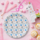 DCA、ワシントンDCエアパターンで世界を旅行 ペーパープレート (パーティー)