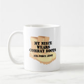 DCB空軍叔母さんの姪 コーヒーマグカップ (左)