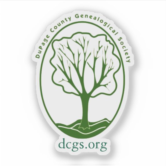 DCGS Logo シール (正面)