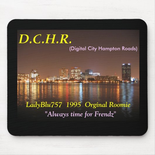 DCHR LadyBluのmousepad マウスパッド (正面)