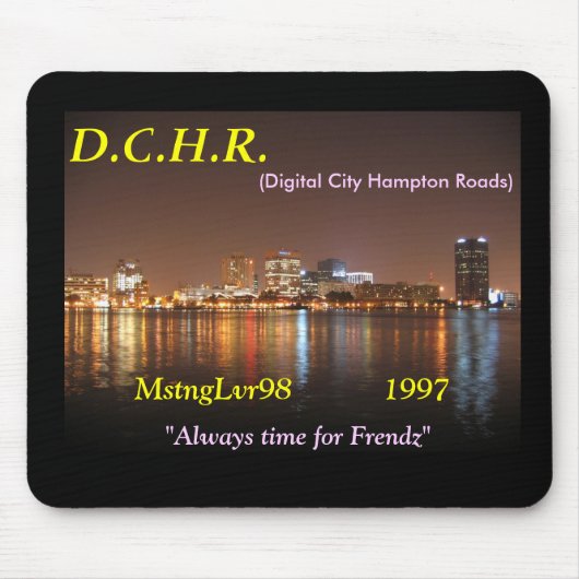 DCHR MstngLvr98のmousepad マウスパッド (正面)