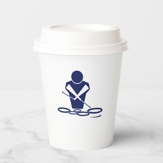 DCIカード – ラテ 紙コップ (正面)