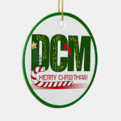 DCMドクターカイロプラクティック薬クリスマス セラミックオーナメント (右)
