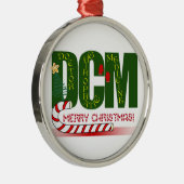 DCMドクターカイロプラクティック薬クリスマス メタルオーナメント (右)
