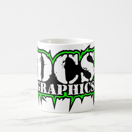 DCSのグラフィック コーヒーマグカップ (中央)