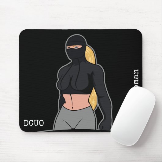 DCUO Blonde Woman Mousepad マウスパッド (マウス)
