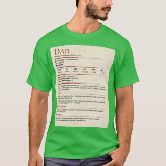 DDお父さんスタットブロックギフト Tシャツ