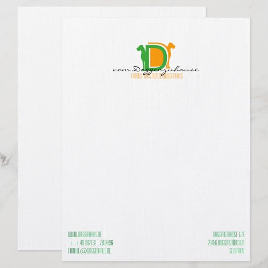 DDシリーズ レターヘッド (正面/裏面)