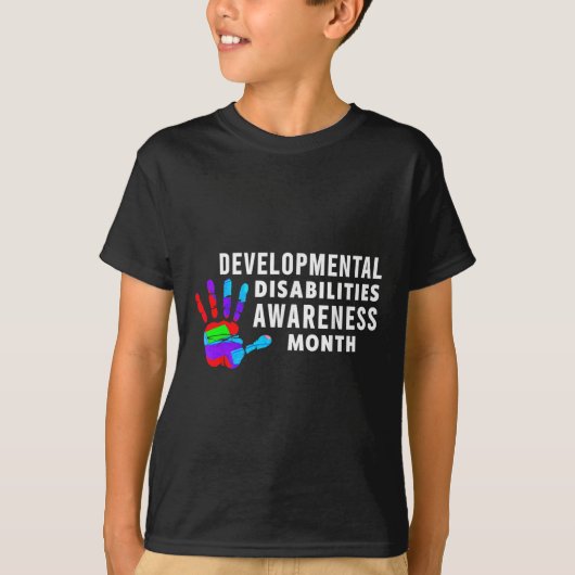 Dd認識度 – 発達障害アワレネス tシャツ (正面)