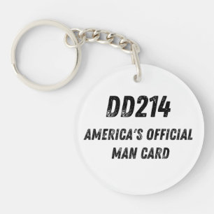 DD214アメリカ公式マンカード キーホルダー
