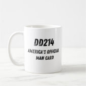 DD214アメリカ公式マンカード | コーヒーマグカップ (左)