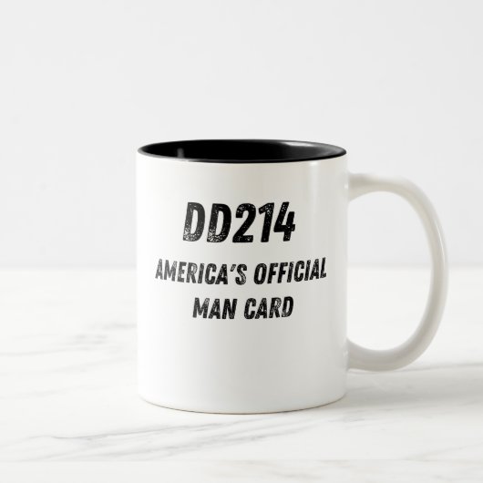 DD214アメリカ公式マンカード | ツートーンマグカップ (右)