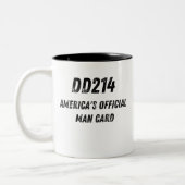 DD214アメリカ公式マンカード | ツートーンマグカップ (左)