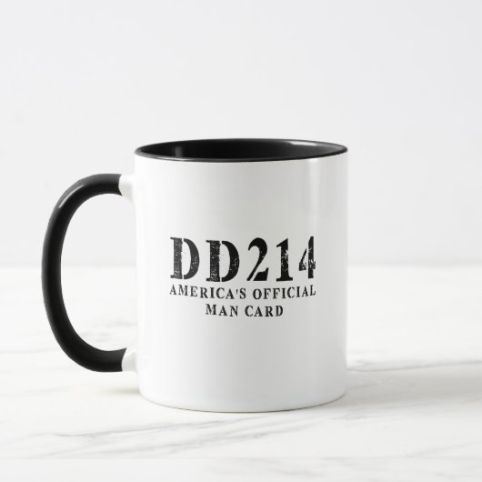 DD 214アメリカ公式マンカード マグカップ (左)
