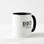 DD 214アメリカ公式マンカード マグカップ (正面右)