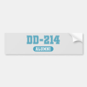 DD-214アルミニウム バンパーステッカー