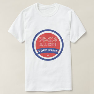DD-214卒業生の海軍の退職 Tシャツ
