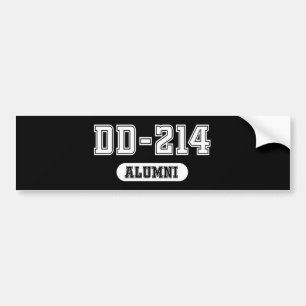 DD-214卒業生 バンパーステッカー