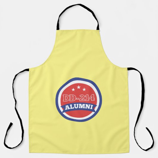 DD-214同窓生の陸軍退役軍人軍隊退職 エプロン (正面)
