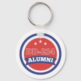 DD-214同窓生の陸軍退役軍人軍隊退職 キーホルダー
