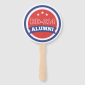 DD-214同窓生の陸軍退役軍人軍隊退職 ハンドファン (裏面)