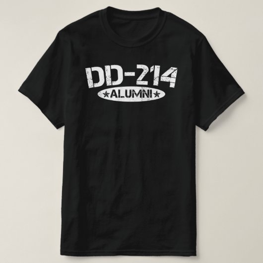 dd-214同窓生 tシャツ (デザイン正面)