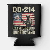 DD-214 それは退役軍人のもの あなたには理解できないだろう 缶クーラー (正面)