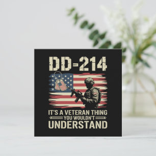 DD-214 それは退役軍人の問題 あなたには理解できないだろう 招待状