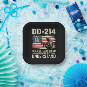 DD-214 それは退役軍人の問題 あなたには理解できないでしょう ペーパープレート