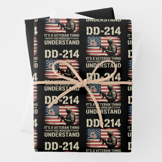 DD-214 それは退役軍人の問題 あなたには理解できないでしょう ラッピングペーパーシート (インサイチュ)