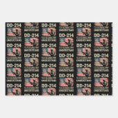 DD-214 それは退役軍人の問題 あなたには理解できないでしょう ラッピングペーパーシート (正面)