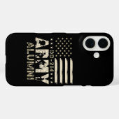 DD-214 アメリカ陸軍卒業 アルムナイ ミリタリー アメリカ国旗 ベテラン Case-Mate iPhoneケース (裏面 (横))