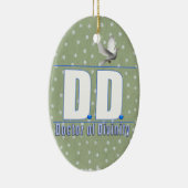 DD Doctor of Divinity Acronym LOGO セラミックオーナメント (右)