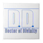 DD Doctor of Divinity Acronym LOGO タイル (正面)