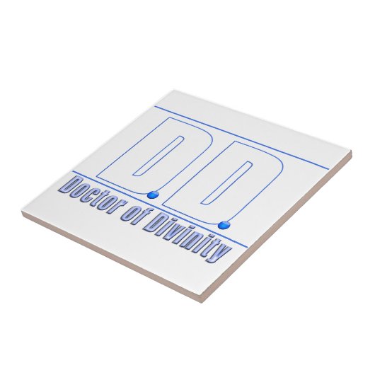 DD Doctor of Divinity Acronym LOGO タイル (側面)