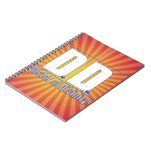 DD Doctor of Divinity Acronym LOGO ノートブック (左側)