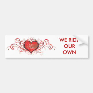 DDColorLogo、私達はRIDEOURバンパーステッカーを所有します バンパーステッカー