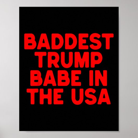 Ddest Trump Be In The Usa Apparel  ポスター (正面)